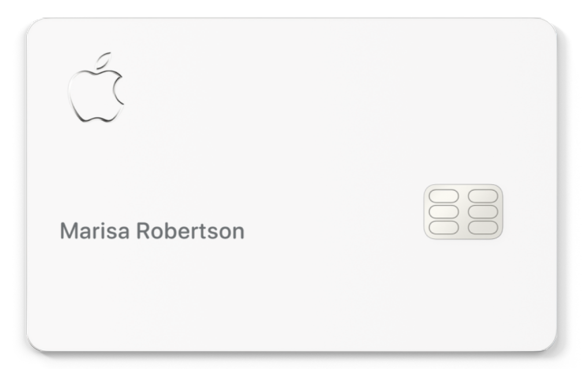 Apple Card card